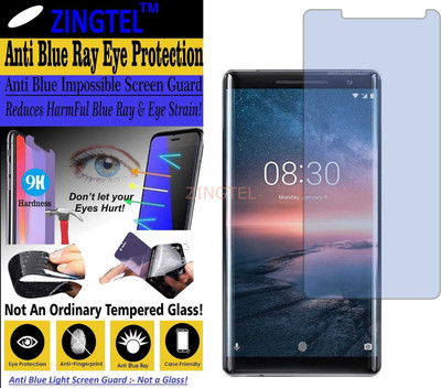 ZINGTEL Impossible Screen Guard for NOKIA TA-1005 (NOKIA 8 SIROCCO) (Impossible UV AntiBlue Light)(Pack of 1)