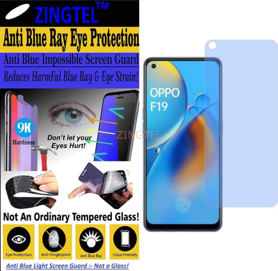 ZINGTEL Impossible Screen Guard for OPPO F19 CPH2219 (Impossible UV AntiBlue Light)(Pack of 1)