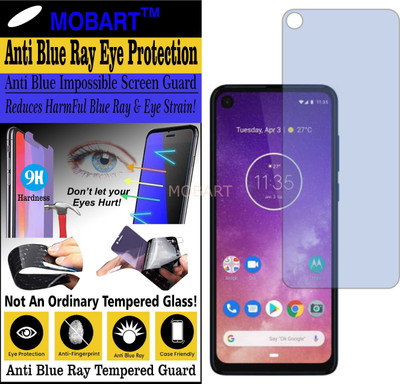 MOBART Impossible Screen Guard for MOTOROLA ONE VISION (Impossible UV AntiBlue Light)(Pack of 1)