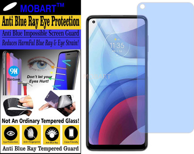 MOBART Impossible Screen Guard for MOTOROLA MOTO G POWER 2021 (Impossible UV AntiBlue Light)(Pack of 1)