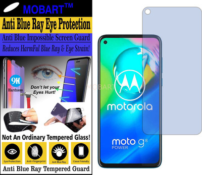 MOBART Impossible Screen Guard for MOTO G8 POWER (Impossible UV AntiBlue Light)(Pack of 1)