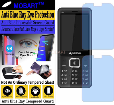MOBART Impossible Screen Guard for MICROMAX X807 (Impossible UV AntiBlue Light)(Pack of 1)