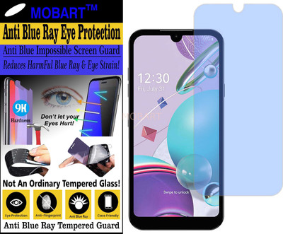 MOBART Impossible Screen Guard for LG Q31 (Impossible UV AntiBlue Light)(Pack of 1)