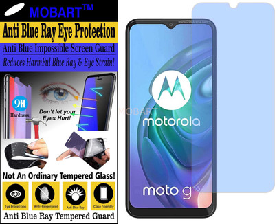 MOBART Impossible Screen Guard for MOTOROLA MOTO G10 (Impossible UV AntiBlue Light)(Pack of 1)