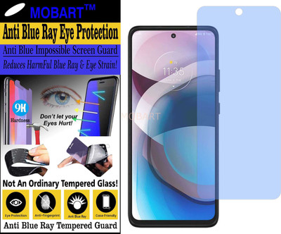 MOBART Impossible Screen Guard for MOTO ONE 5G UW ACE (Impossible UV AntiBlue Light)(Pack of 1)