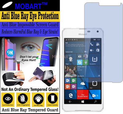 MOBART Impossible Screen Guard for MICROSOFT LUMIA 650 DUAL SIM (Impossible UV AntiBlue Light)(Pack of 1)