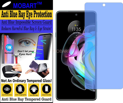 MOBART Impossible Screen Guard for MOTOROLA MOTO EDGE 20 (Impossible UV AntiBlue Light)(Pack of 1)