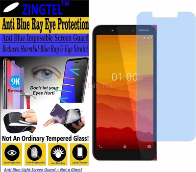 ZINGTEL Impossible Screen Guard for NOKIA C1 PLUS (Impossible UV AntiBlue Light)(Pack of 1)