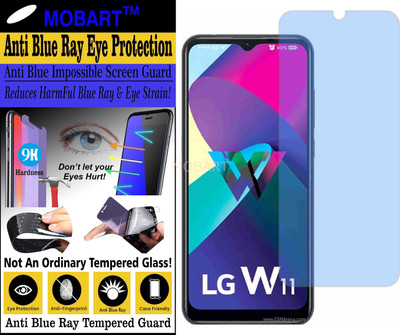 MOBART Impossible Screen Guard for LG W31 (Impossible UV AntiBlue Light)(Pack of 1)