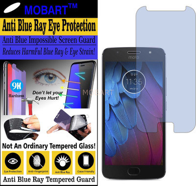 MOBART Impossible Screen Guard for MOTOROLA XT1795 (MOTO G5S) (Impossible UV AntiBlue Light)(Pack of 1)