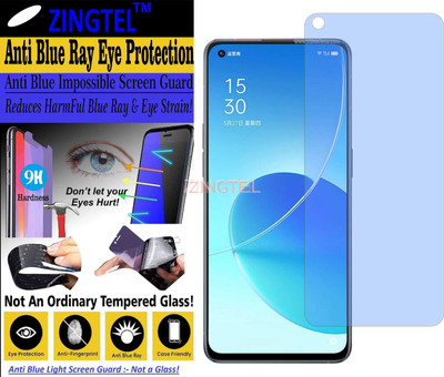 ZINGTEL Impossible Screen Guard for OPPO RENO6 5G (Impossible UV AntiBlue Light)(Pack of 1)