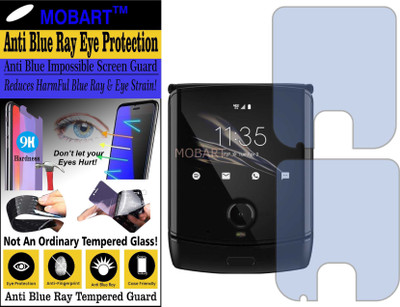 MOBART Impossible Screen Guard for MOTO RAZR 2019 (Impossible UV AntiBlue Light)(Pack of 1)
