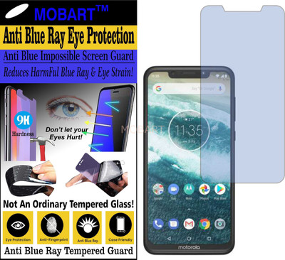 MOBART Impossible Screen Guard for MOTOROLA ONE POWER (Impossible UV AntiBlue Light)(Pack of 1)