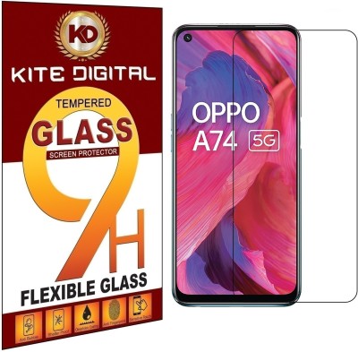 KITE DIGITAL Tempered Glass Guard for Oppo A54 (5G) / Oppo A74 (5G)(Pack of 1)