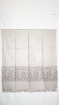 FAISHONMART Cashmere Self Design Women Shawl(Grey)
