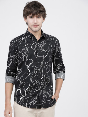 HIGHLANDER Men Printed Casual Multicolor Shirt