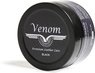 VeNom Black Leather Shoe Cream(Black)