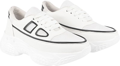SHOETOPIA Casual Comfortable, Walking, Running Shoes For Girls For Women(White)