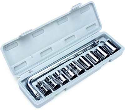 XDLB 10 Pcs Socket Wrench Spanner Set Automobile Repair Tool Box Precision Sleeve Wrench Combination Hand Tool Socket Set Socket Set(Pack of 1)