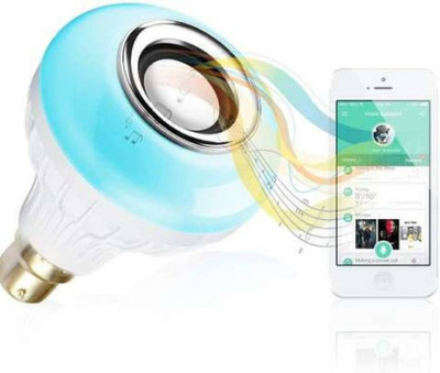 Musify Portable Bulb with Bluetooth speakers for party and amazing sound. Disco Light effects and sound with 3W high power bluetooth speaker. High Quality sound with High quality looks 3 W Bluetooth Speaker(White, 4.1 Channel)