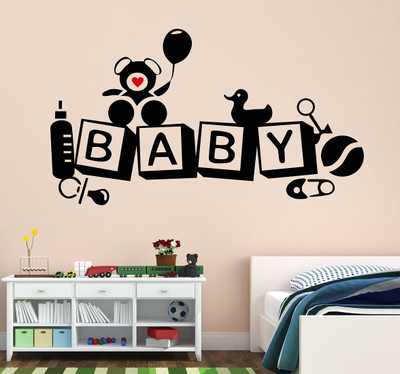 Wallzone 70 cm Baby Removable Sticker(Pack of 1)