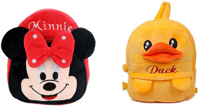 7Eleven Enterprise BM-combo of 2 yellow duccck, red minnie_965 12 L Backpack(Yellow)