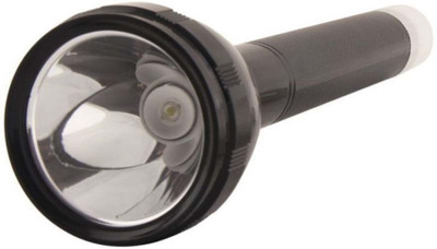 JY-SUPER Powerful Beautiful Reachargeable Electric Portable Torch Long Range Focus Black LED Flashlight Torch Waterproof Portable Torch Torch(Black, 15 cm, Rechargeable)