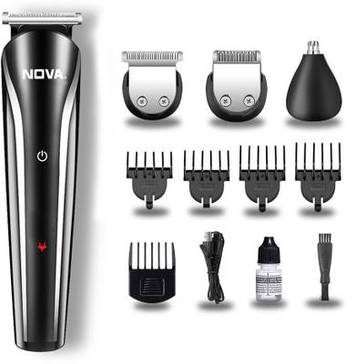 NOVA NG 1145/05  Runtime: 60 min Trimmer for Men  (Black, Silver)