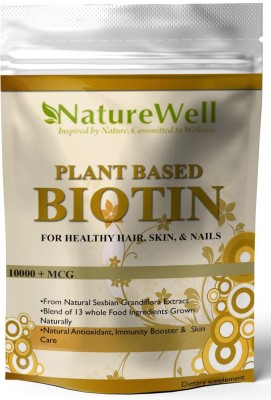 Naturewell Plant Based Biotin, Tangy Anardana(200 g)