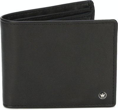 LOUIS PHILIPPE Men Formal Black Artificial Leather Wallet(6 Card Slots)