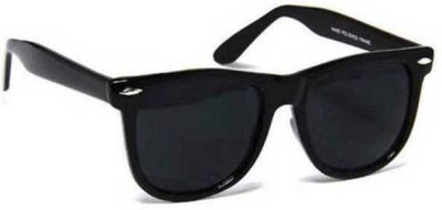 UA CRAFT Retro Square Sunglasses(For Men & Women, Black)