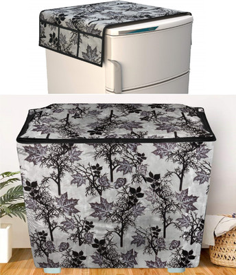 Groki Semi-Automatic Washing Machine  Cover(Width: 54 cm, Black)