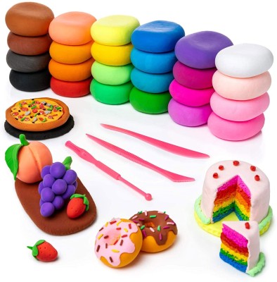 HighBoy air dry Soft Colorful Clay for Children Non Toxic Modelling Magic Clay (12pcs)