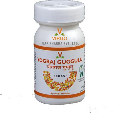 Virgo UAP Pharma Yograj Guggulu tablet | Pack of 2 | Each of 60tab.(Pack of 2, 120 Tablets)