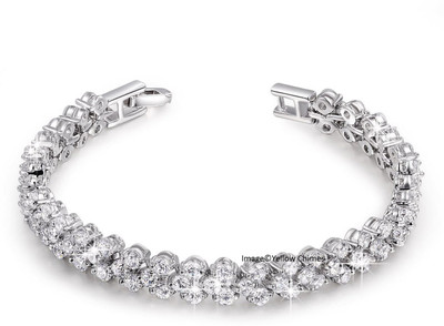 Divastri Metal Rhodium Bracelet
