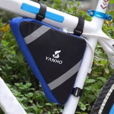 KRAPTICK Yanho Triangle Bicycle Bike Bag [Waterproof]-Bike Frame Bag, Bike Pouch / Bicycle Phone Holder