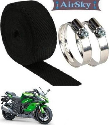 AIRSKY (3 Meter Black) Bike Exhaust Heat Shield