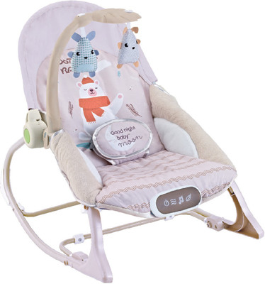Miss & Chief By Flipkart Metal Music, Vibration Rocker And Bouncer  (Beige) For Rs. 1625 @ 62 %