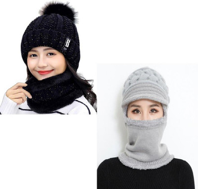 Dressify Solid Beanie Cap