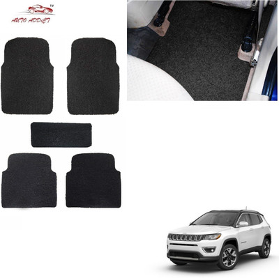 AuTO ADDiCT PVC Standard Mat For  Jeep Compass(Black)