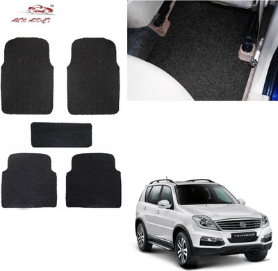AuTO ADDiCT PVC Standard Mat For  Mahindra Rexton(Black)