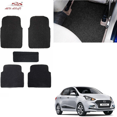 AuTO ADDiCT PVC Standard Mat For  Hyundai Xcent(Black)