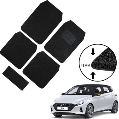 GoMechanic PVC Standard Mat For  Hyundai i20(Black)