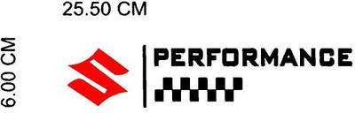 SARVAVIDYA Sticker & Decal for Car & Bike(Black, Red)