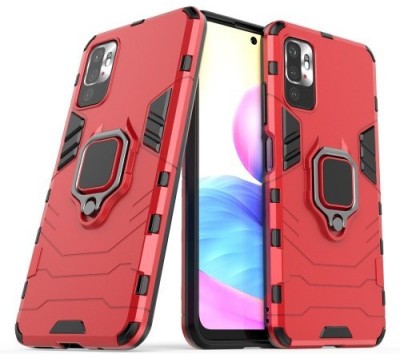 RUNICHA Back Cover for Poco M3 pro, Poco M3 Pro 5G,Redmi Note 10T, Redmi Note 10T 5G(Red, Grip Case, Pack of: 1)