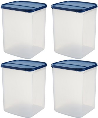 Signoraware Plastic Utility Container  - 6.5 L(Pack of 4, Blue)