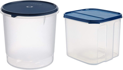 Signoraware Plastic Utility Container  - 4.5 L, 5.5 L(Pack of 2, Blue)