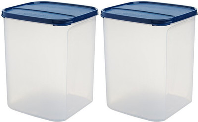 Signoraware Plastic Utility Container  - 6.5 L(Pack of 2, Blue)