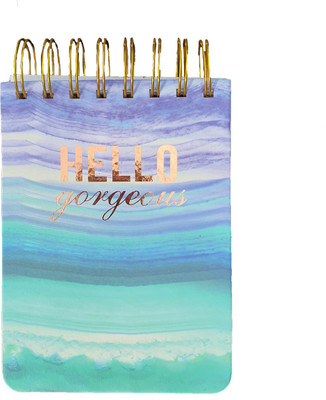 Rack Jack Spiral Bound Pocket Memo Pad Regular Memo Pad Unruled 100 Pages(Blue, Green)