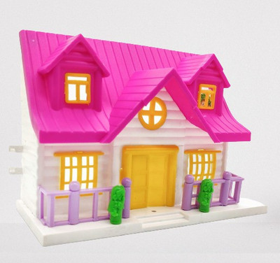 SNM97 Funny House Play Set-Doll House Set House_B43(Multicolor)